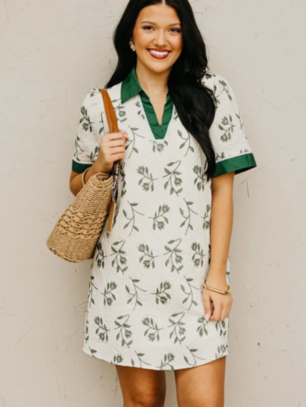 The Eric Embroidered Mini Dress